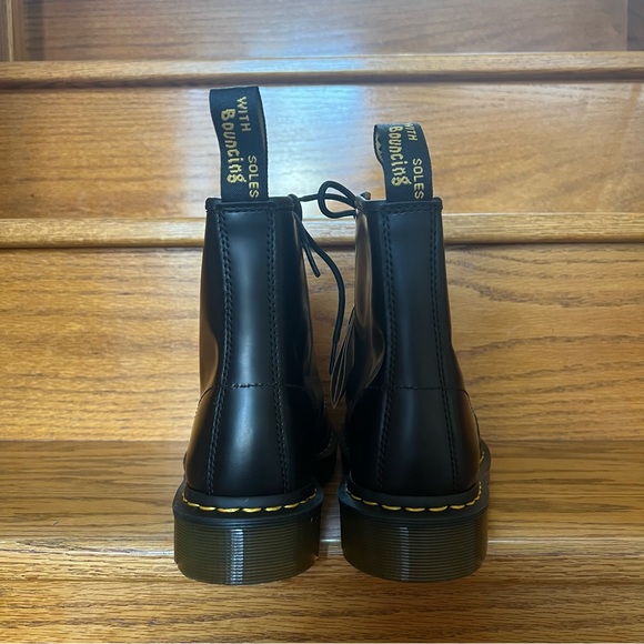 [BNIB] Dr Martens Original 1460 Black Smooth Leather Lace Up Boots US M7, US L8 - Picture 7 of 16